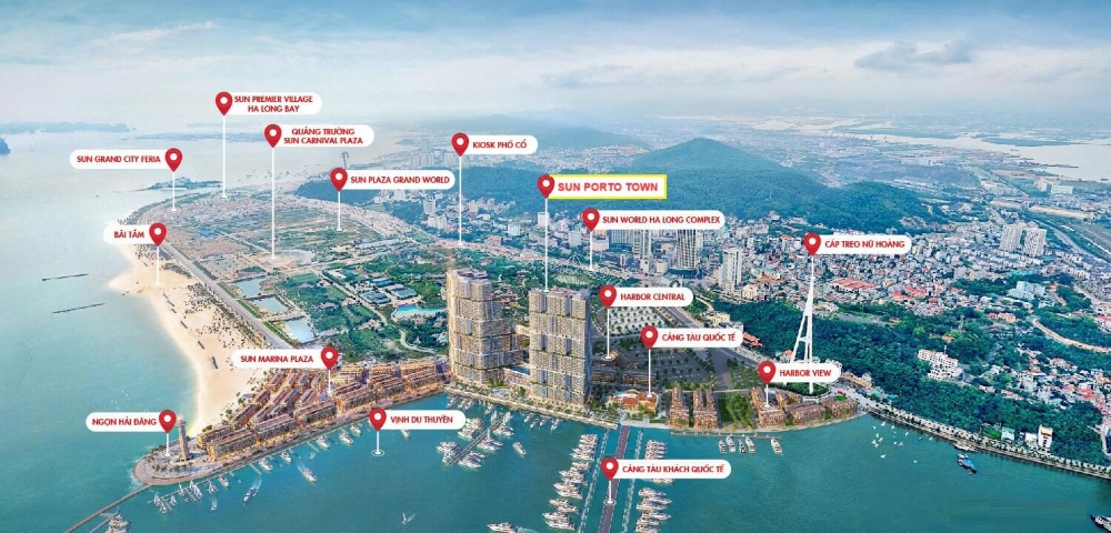 Hệ thống tiện ích tại Sun Porto Hạ Long