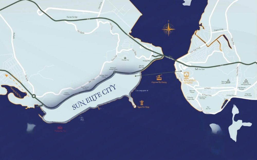 Vị trí dự án Sun Porto Hạ Long kết nối trực tiếp với hệ sinh thái du lịch và hạ tầng trọng điểm Vị trí dự án Sun Porto Hạ Long kết nối trực tiếp với hệ sinh thái du lịch và hạ tầng trọng điểm